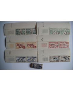 Timbres France sport 1938-1953 neufs Jeux Olympiques Football