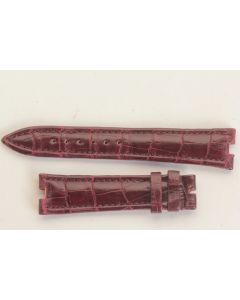 CHOPARD Bracelet pour montre croco bordeaux 19 mm