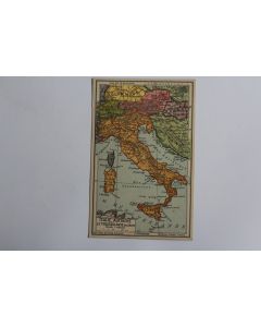 CPA Carte géographique Italie Autriche Yougoslavie