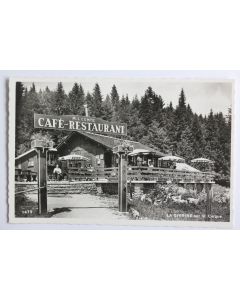 CPA Suisse Vaud Café Restaurant La Givrine sur St. Cergue + Cachet