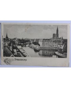 CPA Bas-Rhin Gruss aus Strasburg