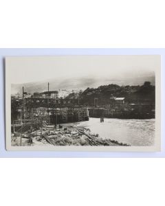 CPA Haute-Savoie Seyssel Le Barrage en construction