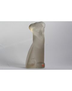 LEERDAM Lion verre Lucienne Bloch 1929 Pays-Bas Art déco