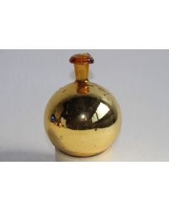 Boule de pardon ou boule à perruque verre églomisé mercure