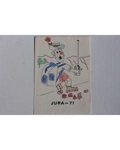 Carte postale QSL Radio Amateur Suisse Jura 71