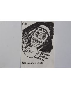 Carte postale QSL Radio Amateur Suisse Miroska 69