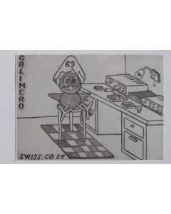 Carte postale QSL Radio Amateur Suisse Calimero