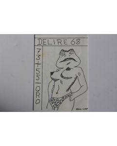 Carte postale QSL Radio Amateur Suisse Délire 68