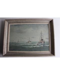 Tableau peinture Bateaux de guerre Marine