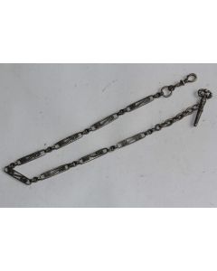 Chaîne de montre gousset argent