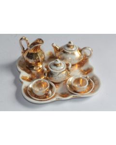 Dînette Service à thé de poupée porcelaine Vieux Paris