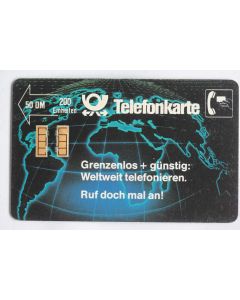 Télécarte à puce Allemagne Grenzenlos 1989