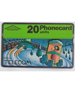 Télécarte L&G Royaume-Uni Christmas 1990 Taxi 010C