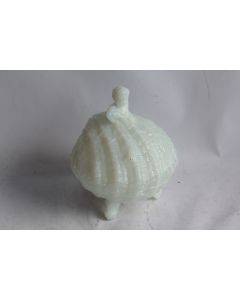 Bonbonnière verre opalin Coquillage