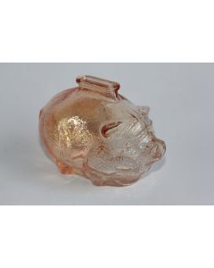 Tirelire à casser Cochon verre moulé