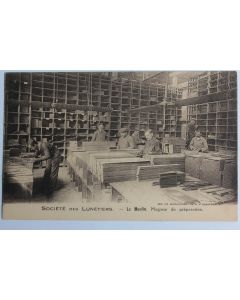 CPA Société des Lunetiers Le Moulin Magasin de préparation