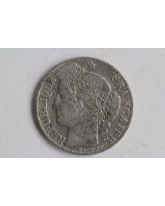 Monnaie argent 50 centimes Cérès 1872 K Bordeaux