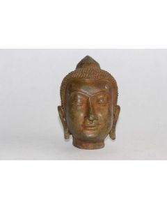 Ancienne Tête de Bouddha bronze