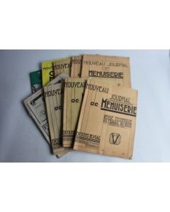 Lot 9 revues Nouveau Journal de Menuiserie 1933 1958