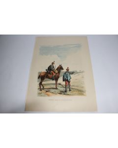 Estampe Girardet Hussard de la Landwehr Hongroise