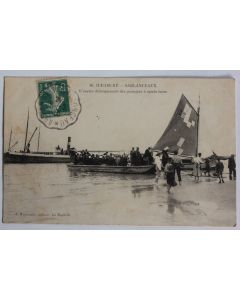 CPA Charente-Maritime Ile de Ré Sablanceaux Débarquement des passagers