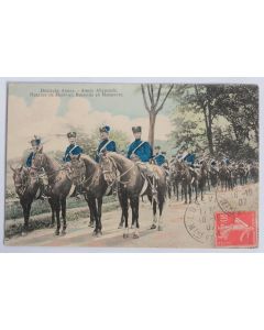 CPA Armée allemande Hussards en manœuvre