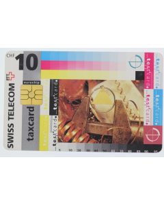 Télécarte à puce Test card 10 CHF Swiss Telecom Suisse 1995