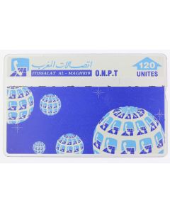 Télécarte L&G dummy Globe Composition Maroc