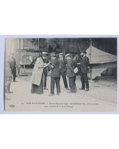 CPA Aviateur Santos-Dumont Croix-Rouge