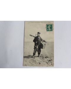 CPA La Chasse Baie de Somme Chasseur revenant du Hutteau