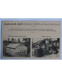 CPA Haute-Savoie Rucher de M. Lavit Apiculteur Bassy Seyssel Ruches