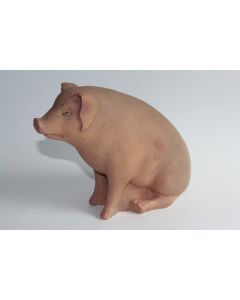 Tirelire à casser Cochon assis