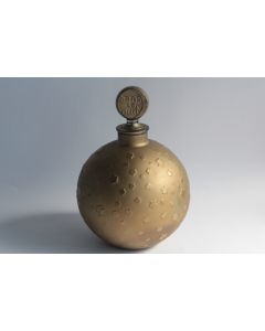 R. LALIQUE Flacon géant Worth Dans la nuit Boule Majestic dorée