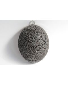Demi noix de coco sculptée Aigle Vignes XVIIIe siècle