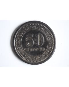 Monnaie 50 Centavos Société Française Mines de cuivre Collahuasi Chili