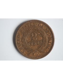 Monnaie 2 cents Union Shield 1868 United States of America USA