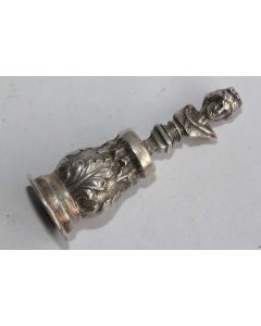 Sceau cachet argent massif Buste à l'antique