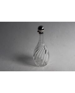 Carafe cristal et argent anglais Rupert Favell