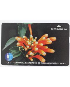 Télécarte L&G dummy Sao Tomé-et-Principe Flower 4