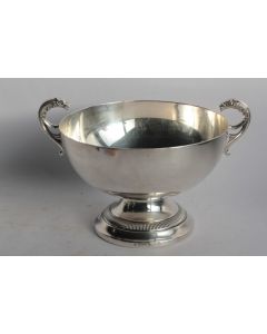 Grande coupe métal argenté