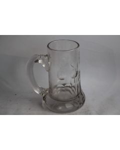 Ancienne chope à bière verre Café le Rat Suisse