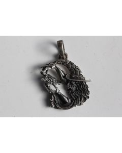 Pendentif argent Sorcier