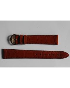 RAYMOND WEIL Bracelet pour montre cuir marron 17 mm