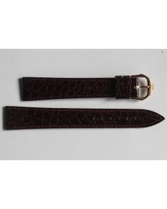 RAYMOND WEIL Bracelet pour montre cuir bordeaux brillant 17 mm