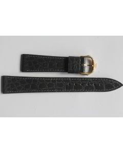 RAYMOND WEIL Bracelet pour montre croco gris foncé 17 mm