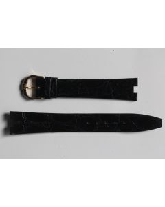 RAYMOND WEIL Bracelet pour montre croco bleu marine 17 mm