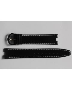 RAYMOND WEIL Bracelet pour montre cuir noir 18 mm