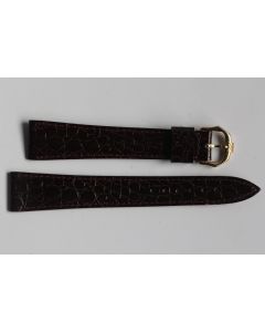 RAYMOND WEIL Bracelet pour montre cuir bordeaux brillant 18 mm