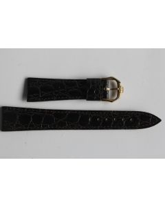 RAYMOND WEIL Bracelet pour montre cuir marron foncé 18 mm