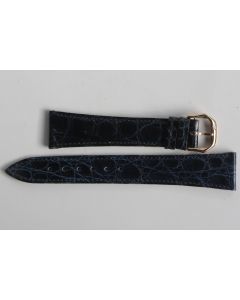 RAYMOND WEIL Bracelet pour montre croco bleu marine 19 mm